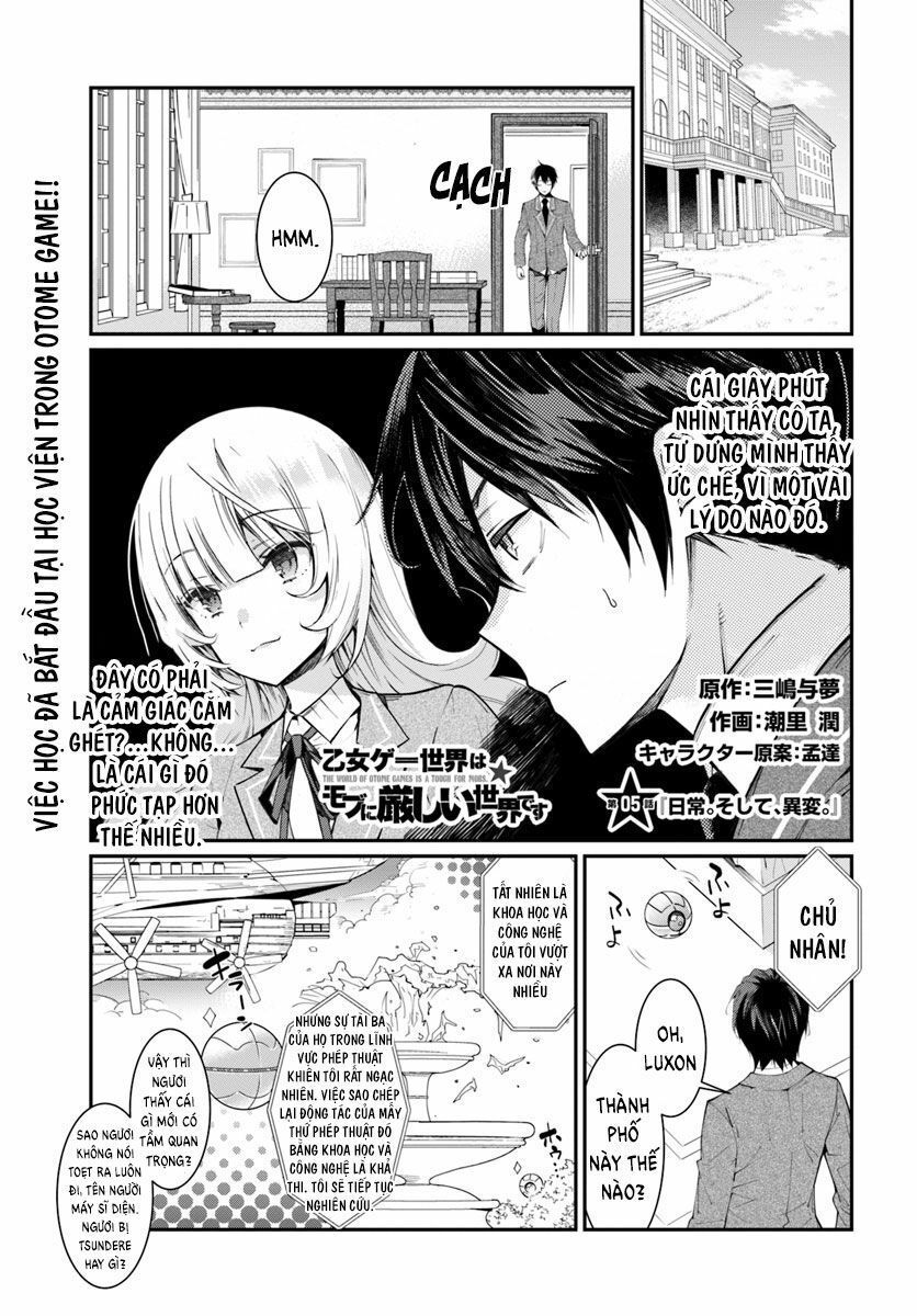 Thế Giới Của Game Otome Thật Khó Khăn Cho Những Thường Dân Chap 5 - Next Chap 6