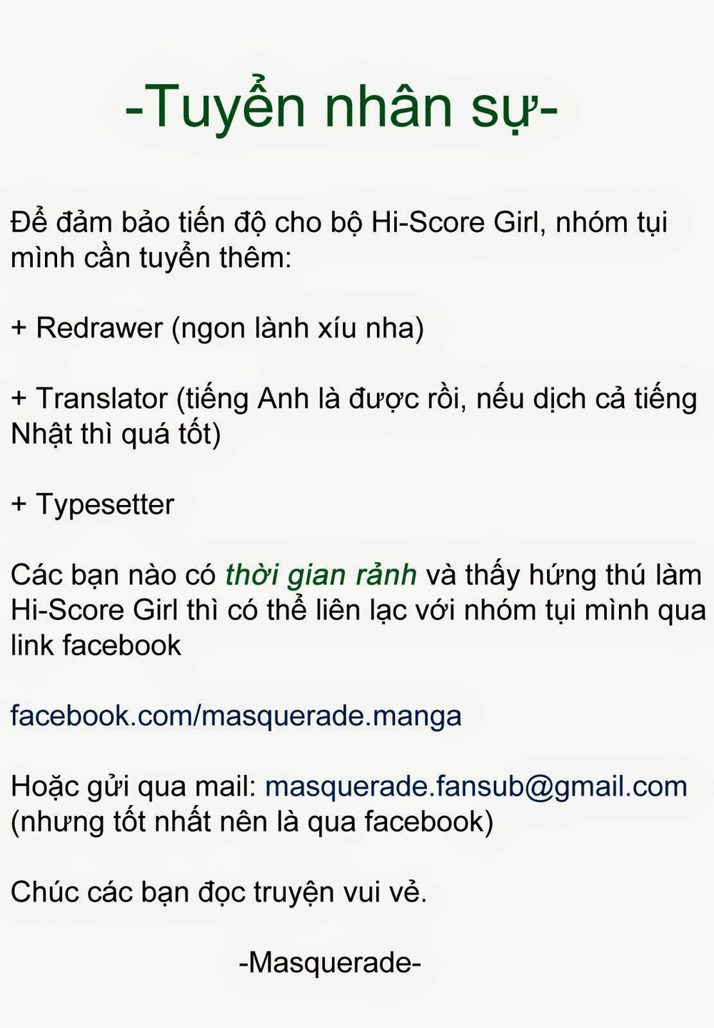 Hi Score Girl Chap 2 - Next Chap 3