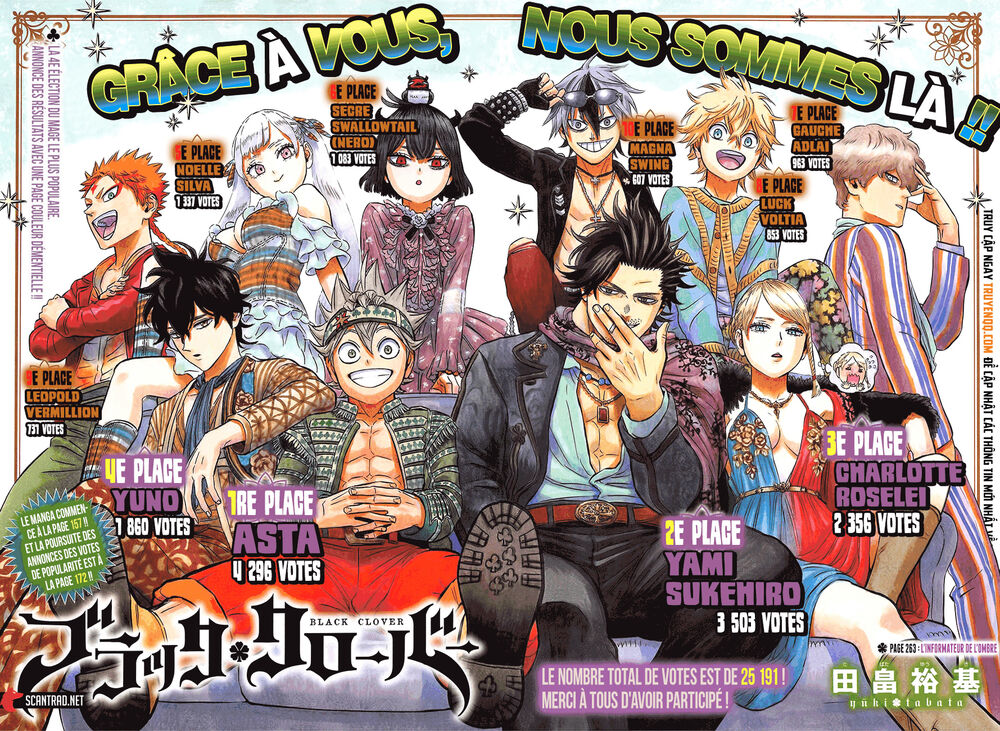 Black Clover - Thế Giới Phép Thuật Chap 263 - Next Chap 264