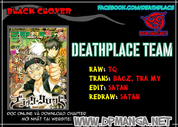 Black Clover - Thế Giới Phép Thuật Chap 3 - Next Chap 4