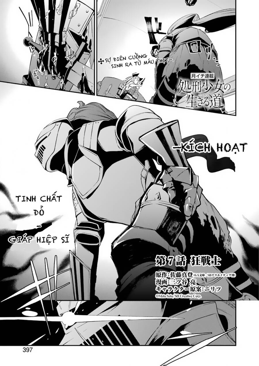 Shokei Shoujo No Ikirumichi Chap 7 - Next Chap 8