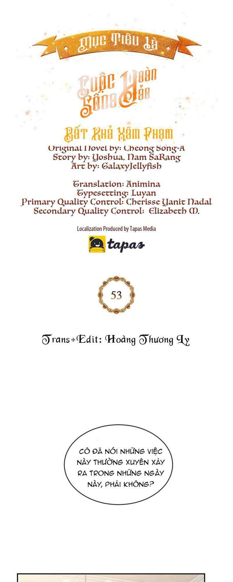 Mục Tiêu Là Cuộc Sống Hoàn Hảo Bất Khả Xâm Phạm Chap 53 - Next Chap 54