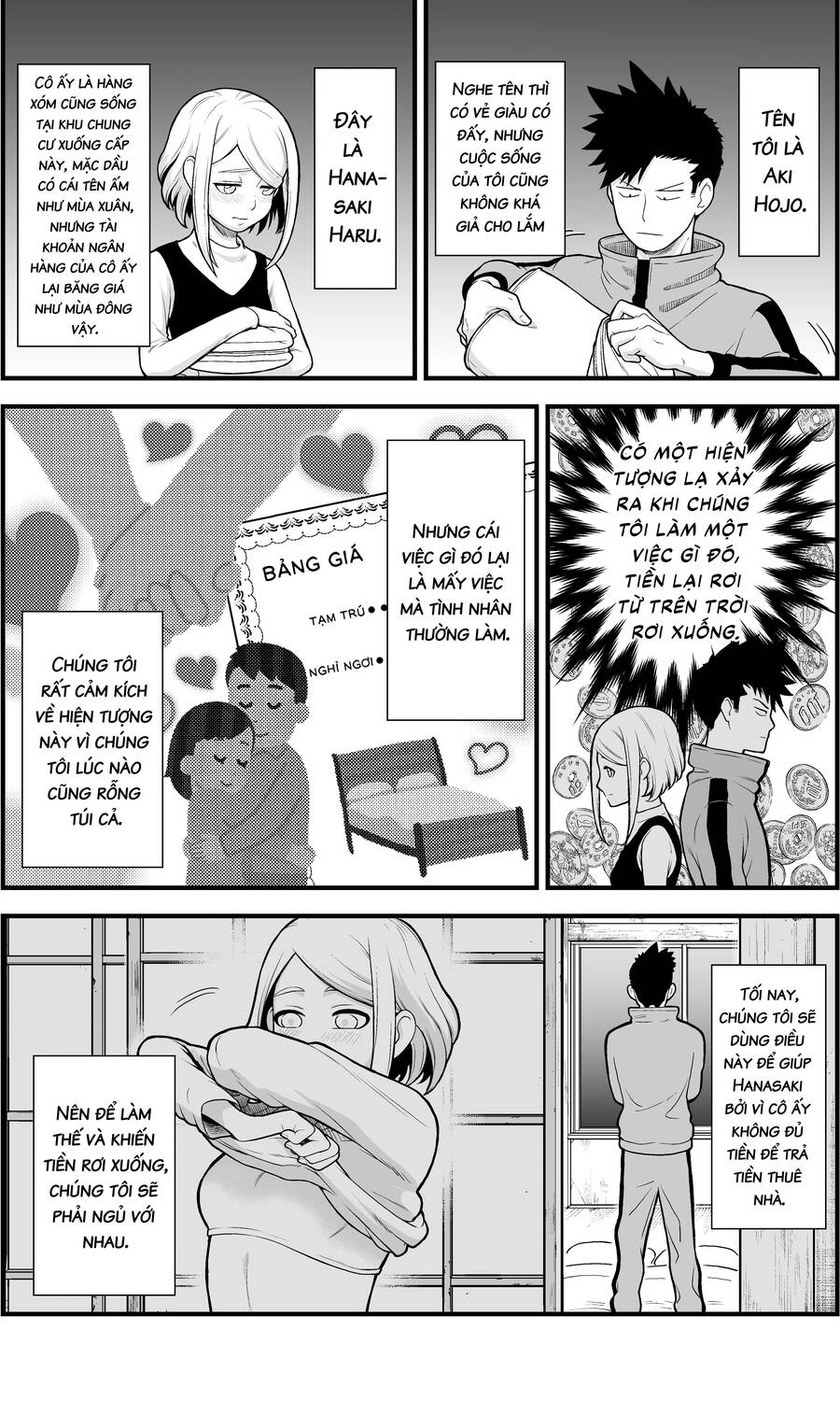 A Story About A Man And A Woman And When They Sleep Together, Money Appears Out Of Nowhere Chap 1 - Next Chap 2