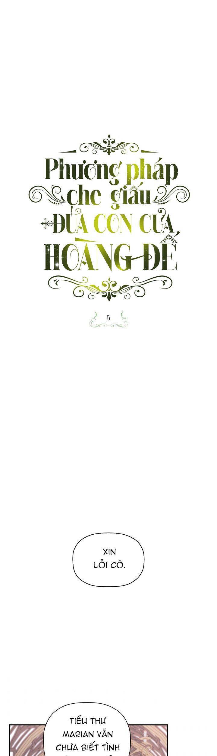 Phương Pháp Che Giấu Đứa Con Của Hoàng Đế Chap 5 - Next Chap 6
