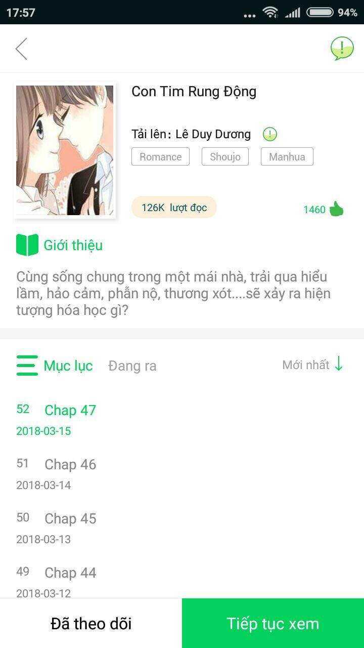Con Tim Rung Động Chap 43 - Next Chap 44