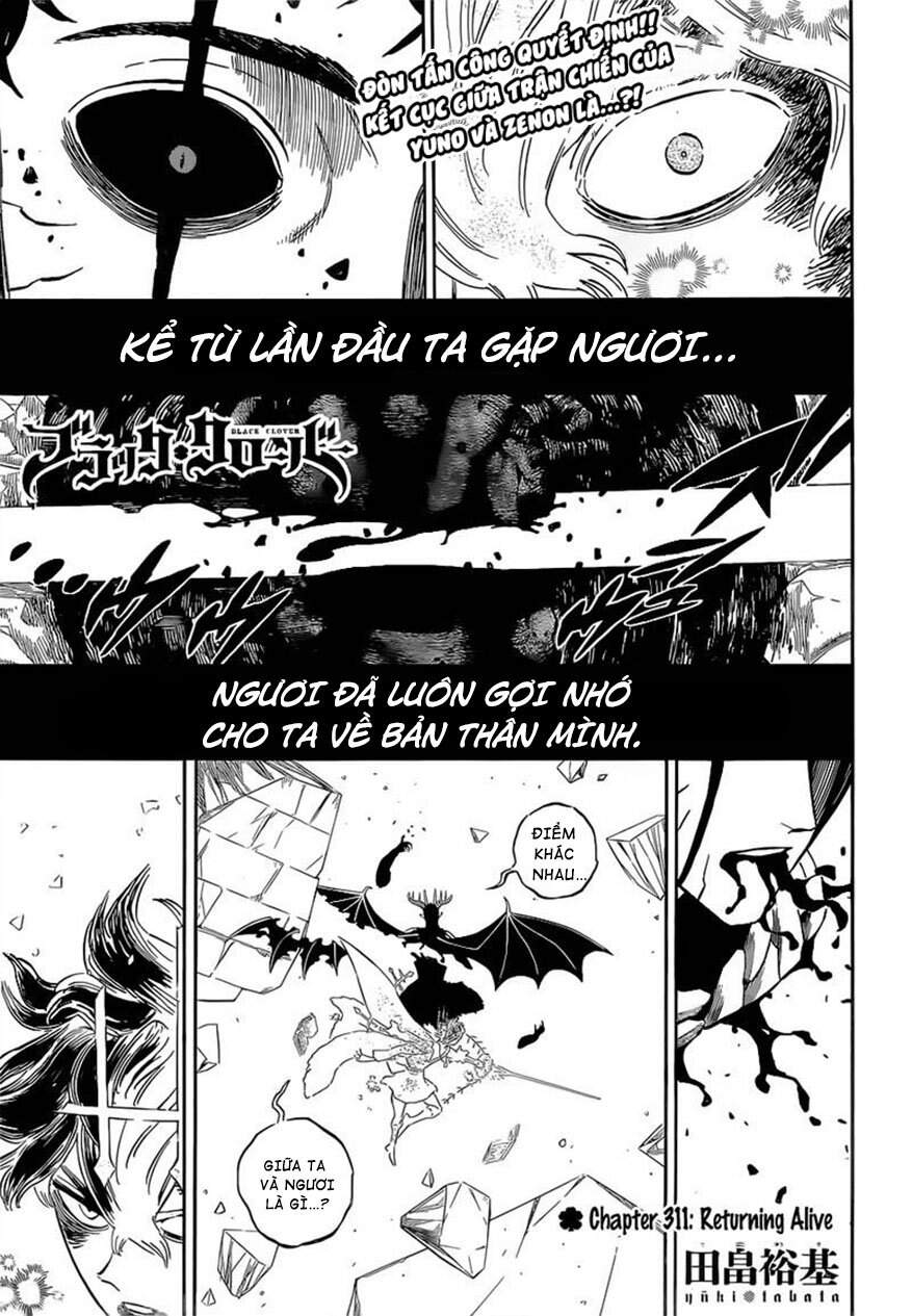 Black Clover - Thế Giới Phép Thuật Chap 311 - Next Chap 312