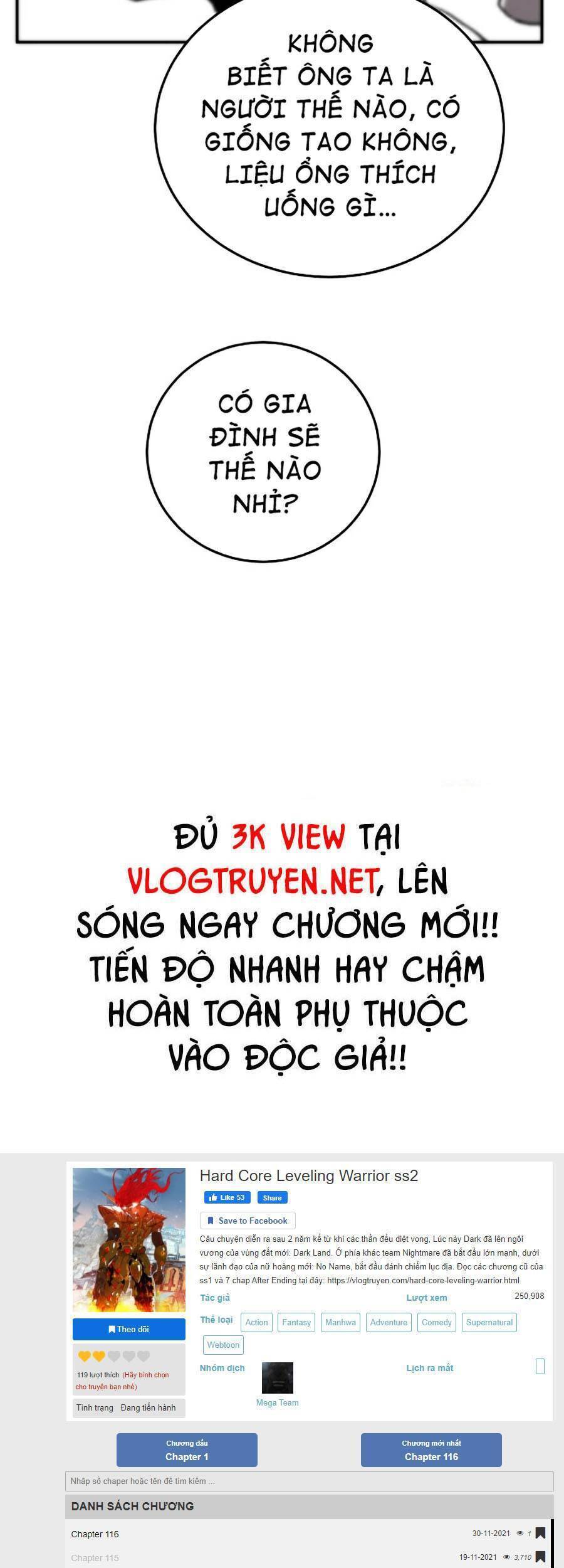 Hard Core Leveling Warrior Ss2 Chap 118 - Next Chap 119
