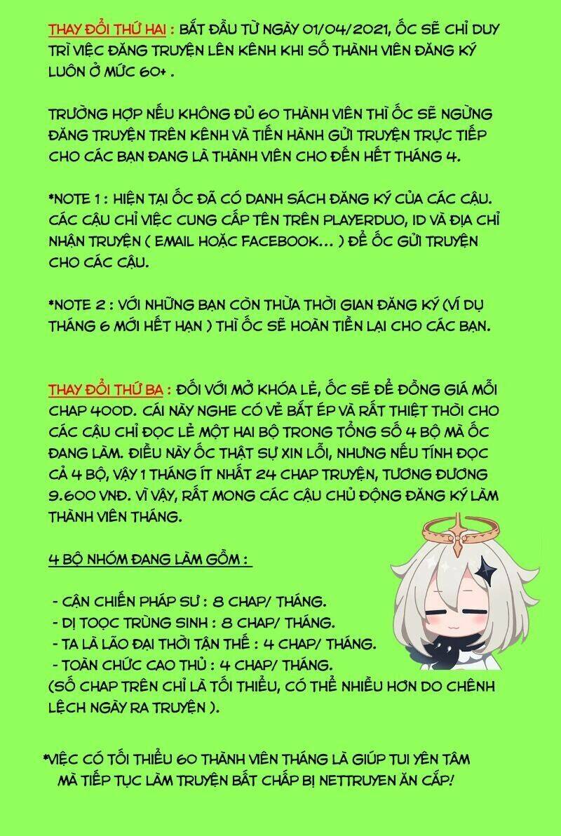 Dị Tộc Trùng Sinh Chap 171 - Next Chap 172