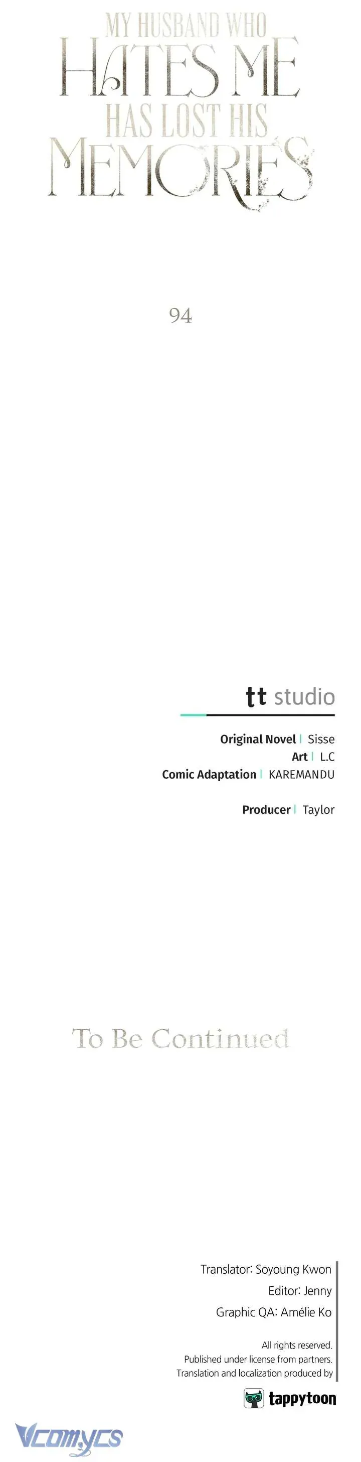 Vị Phu Quân Căm Ghét Tôi Đã Mất Trí Nhớ Chap 94 - Next Chap 95