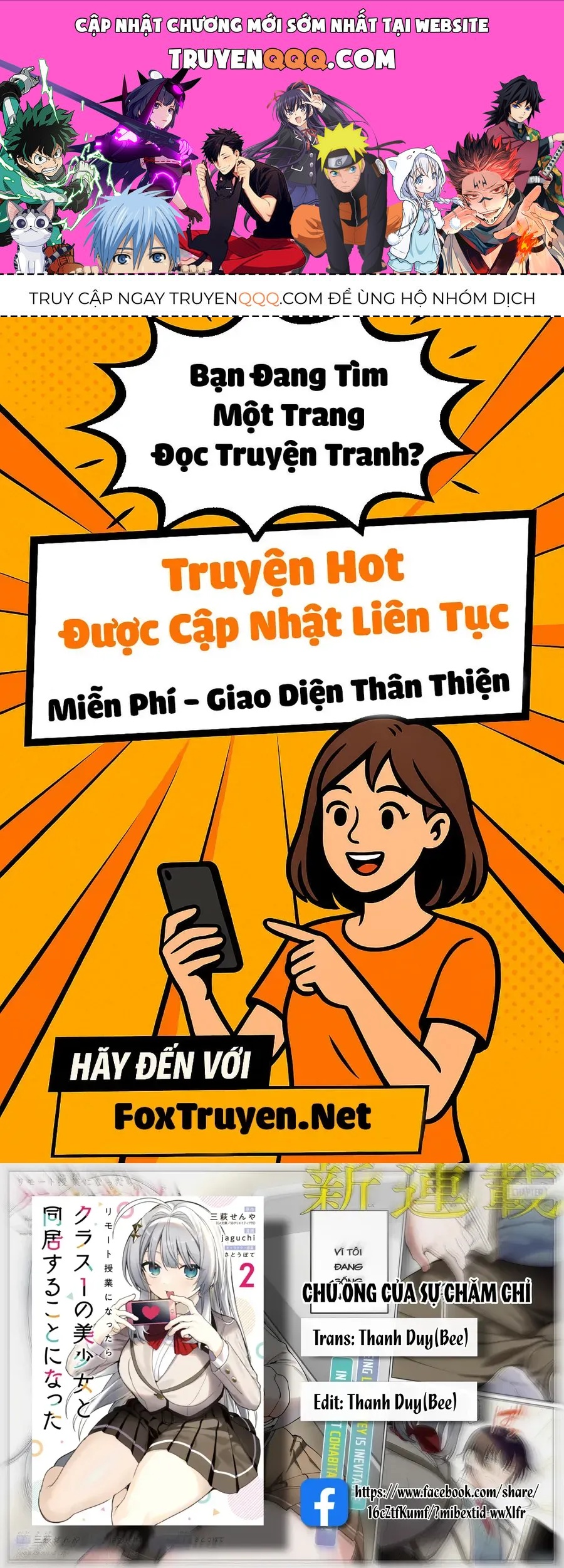 Sau Khi Chuyển Sang Học Online, Tôi Đành Phải Sống Chung Với Cô Nàng Xinh Đẹp Nhất Lớp Chap 20.5 - Next Chap 21.5