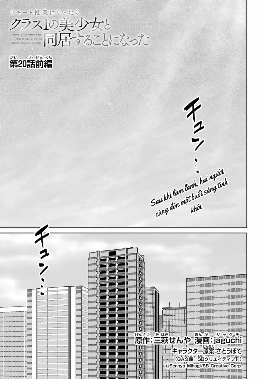 Sau Khi Chuyển Sang Học Online, Tôi Đành Phải Sống Chung Với Cô Nàng Xinh Đẹp Nhất Lớp Chap 20 - Next Chap 21