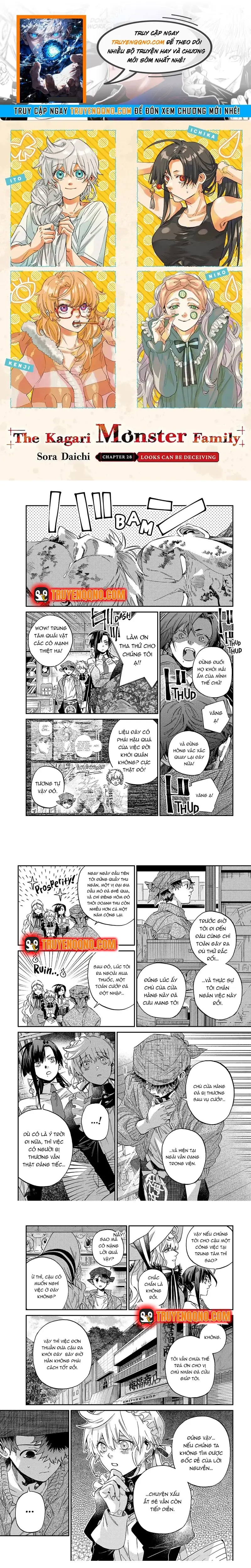 Gia Đình Quái Vật Kagari Chap 28 - Next Chap 29