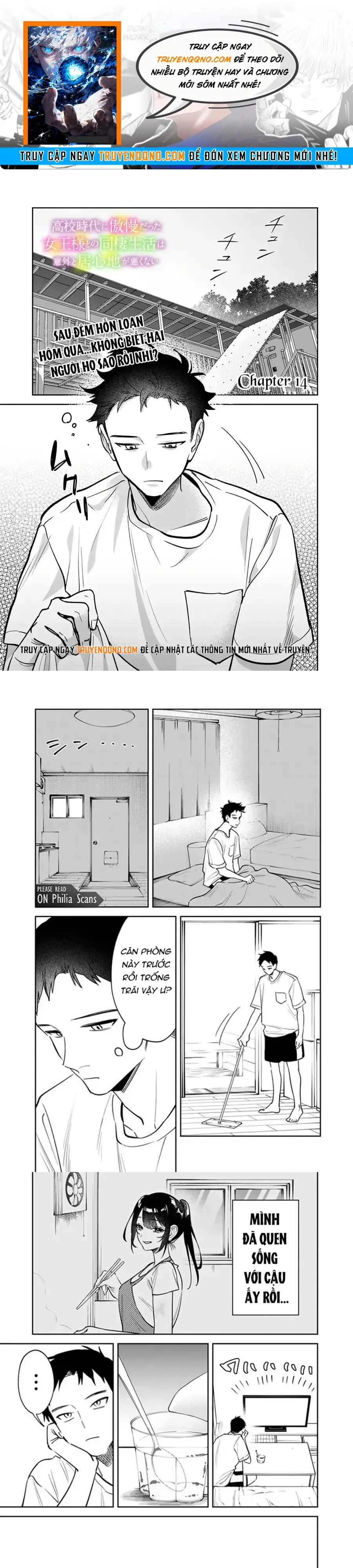 Cuộc Sống Chung Với Nữ Hoàng Từng Kiêu Ngạo Hồi Cấp Ba, Không Ngờ Lại Khá Dễ Chịu. Chap 14 - Next Chap 15