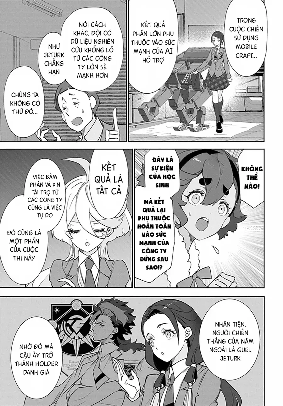 Chiến Sĩ Cơ Động Gundam: Pháp Sư Đến Từ Sao Thủy - Thời Khắc Thanh Xuân Chap 3.2 - Next Chap 4.2