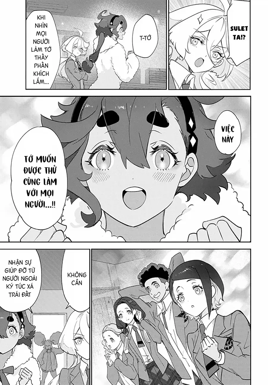 Chiến Sĩ Cơ Động Gundam: Pháp Sư Đến Từ Sao Thủy - Thời Khắc Thanh Xuân Chap 3.2 - Next Chap 4.2