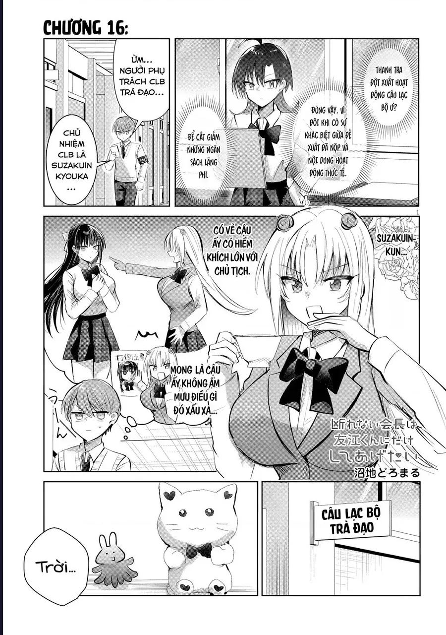 Kotowarenai Kaichou Wa Tomoe-Kun Ni Dake Shite Agetai Chap 16 - Next Chap 17