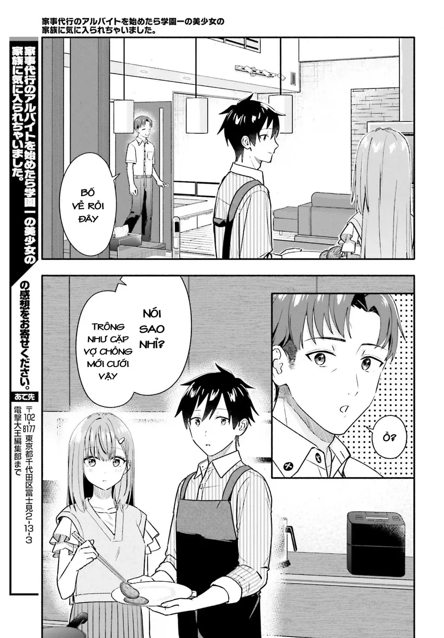 Khi Bắt Đầu Làm Công Việc Nội Trợ Bán Thời Gian, Tôi Được Gia Đình Idol Của Trường Để Ý Lúc Nào Không Hay Chap 7.2 - Next Chap 8.2