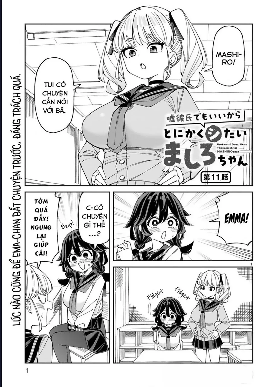 Uso Kareshi Demo Ii Kara Tonikaku Shitai Mashiro-Chan Chap 11 - Next Chap 12