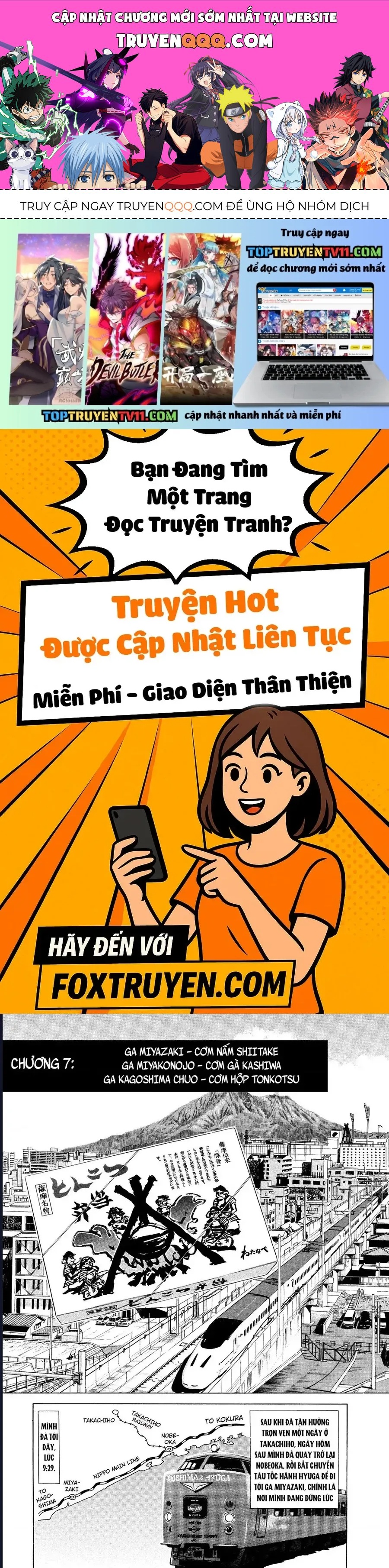 Tàu, Cơm Hộp Và Những Chuyến Đi Chap 7 - Next Chap 8