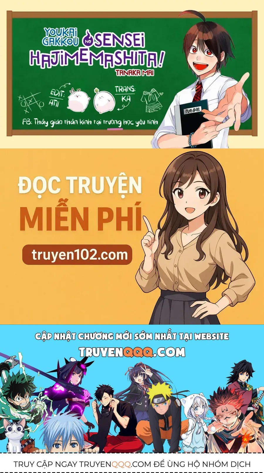 Youkai Gakkou No Seito Hajimemashita! Chap 38 - Next Chap 39