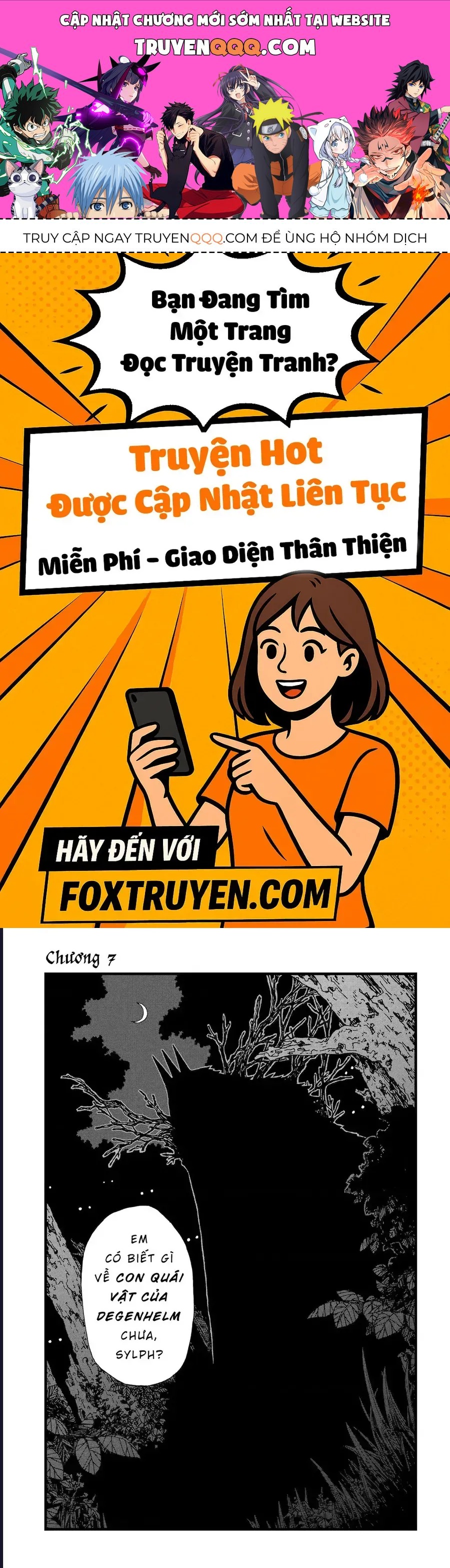 Ngay Cả Quái Vật Cũng Thích Truyện Cổ Tích-Sute Akuyaku Reijou Wa Kaibutsu Ni Otogibanashi Wo Kataru Chap 7 - Next Chap 8