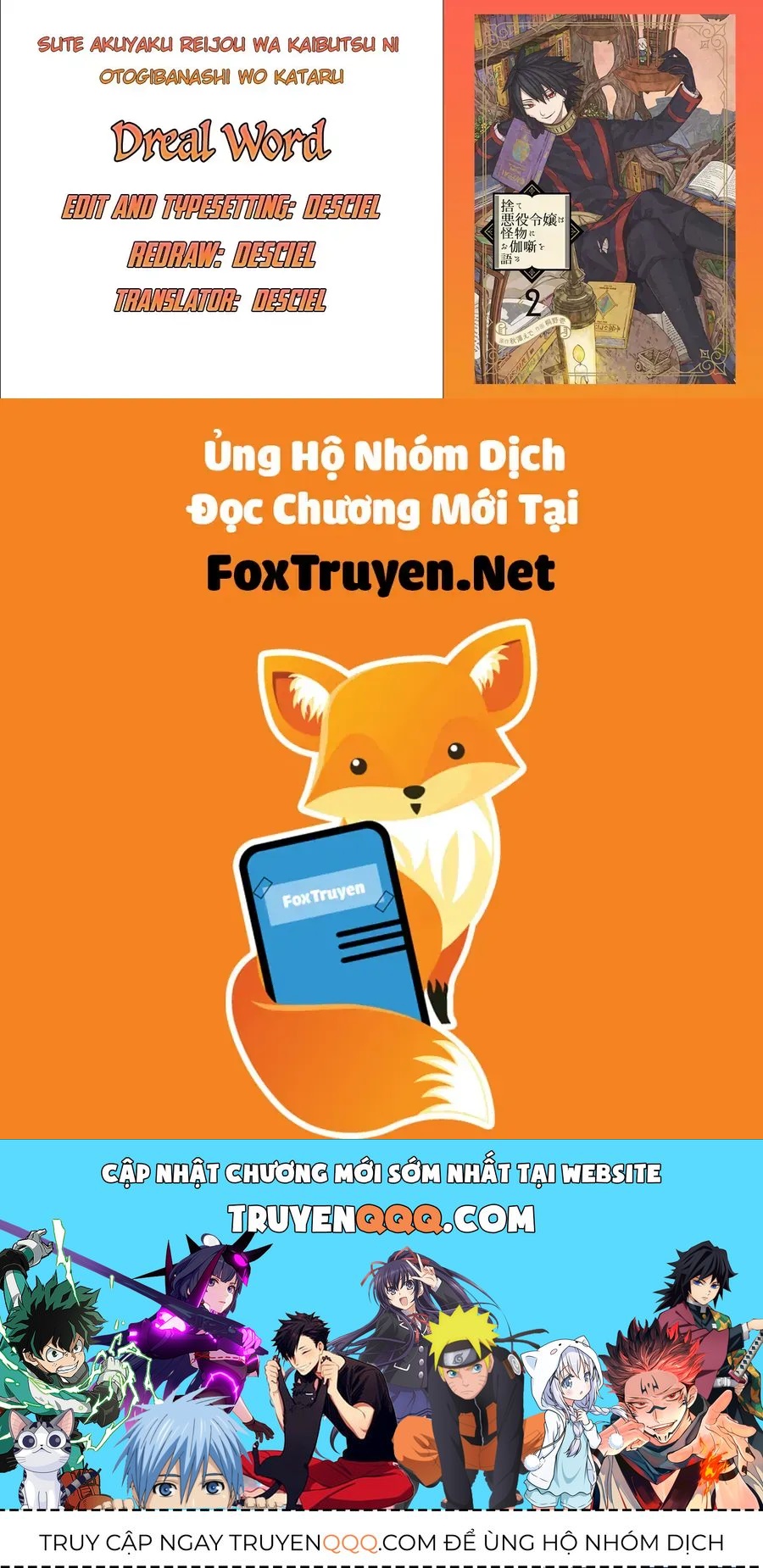 Ngay Cả Quái Vật Cũng Thích Truyện Cổ Tích-Sute Akuyaku Reijou Wa Kaibutsu Ni Otogibanashi Wo Kataru Chap 8 - Next Chap 9