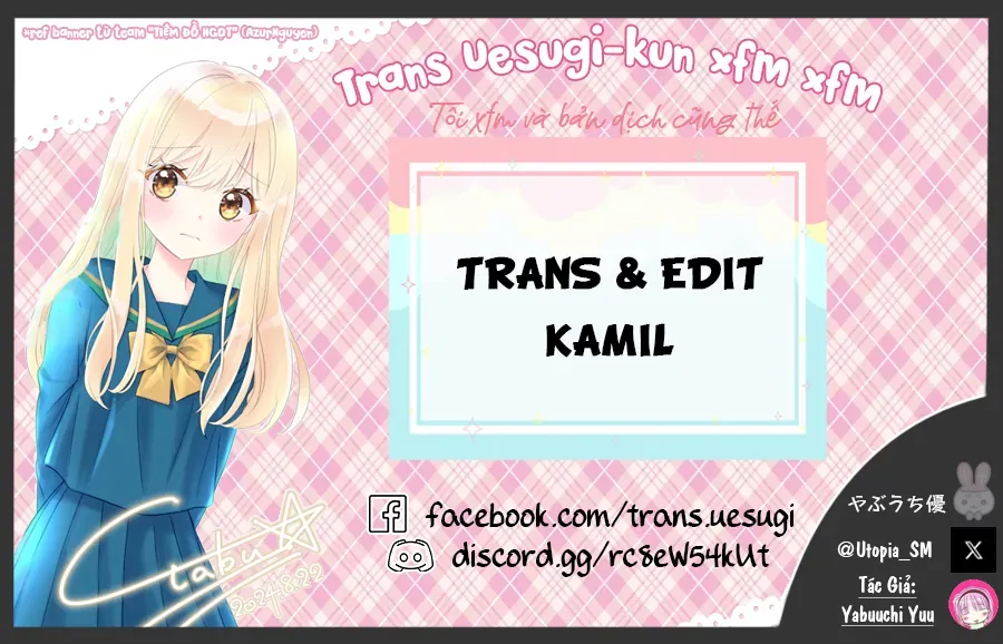 Uesugi-Kun Wa Onnanoko Wo Yametai Chap 13.2 - Next Chap 14.2