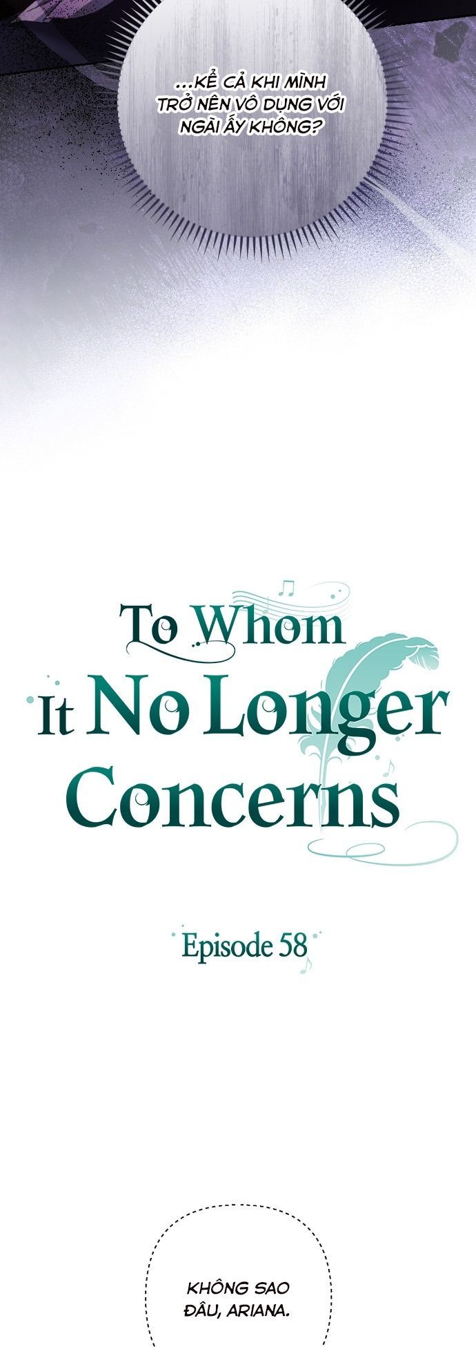 Gửi Người Không Còn Quan Tâm Chap 58 - Next Chap 59