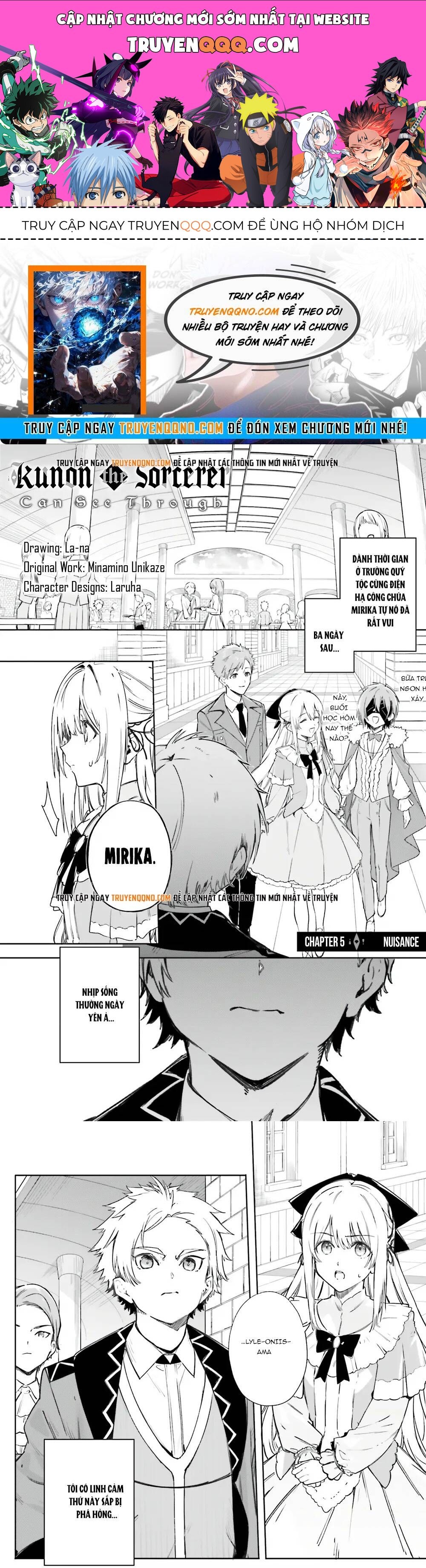 Kunon The Sorcerer Can See Chap 5 - Next Chap 6