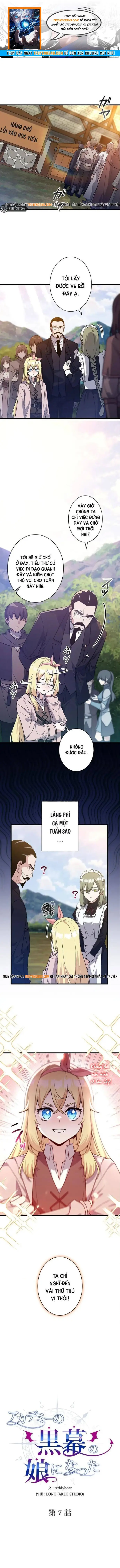 Trở Thành Con Gái Của Kẻ Phản Diện Trong Học Viện Chap 7 - Next Chap 8