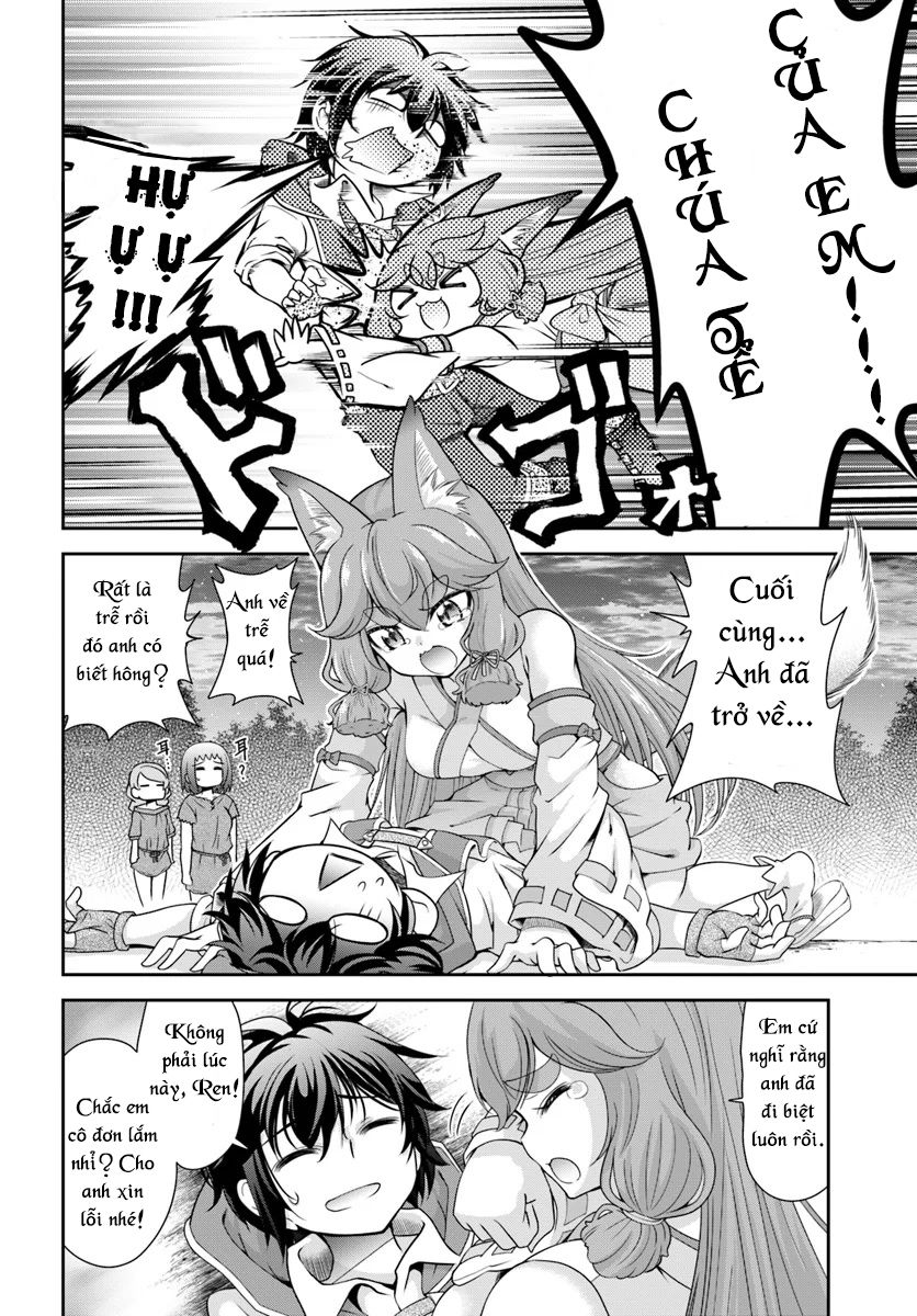 Tenohira Kaitaku Mura De Isekai Kenkokuki: Fueteku Yome-Tachi To Nonbiri Mujintou Life Chap 16 - Next Chap 17