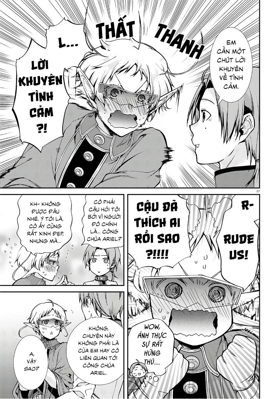 Chuyển Sinh Không Nghề Nghiệp: Tôi Sẽ Cố Gắng Hết Sức Nếu Tôi Đến Thế Giới Khác Chap 63 - Next Chap 64