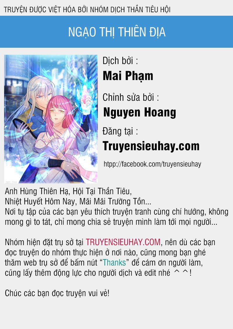 Ngạo Thị Thiên Địa Chap 70 - Next Chap 71