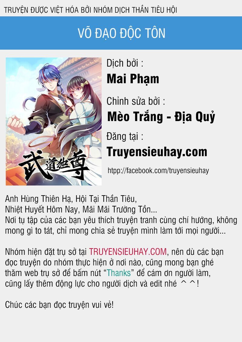 Võ Đạo Độc Tôn Chap 100 - Next Chap 101