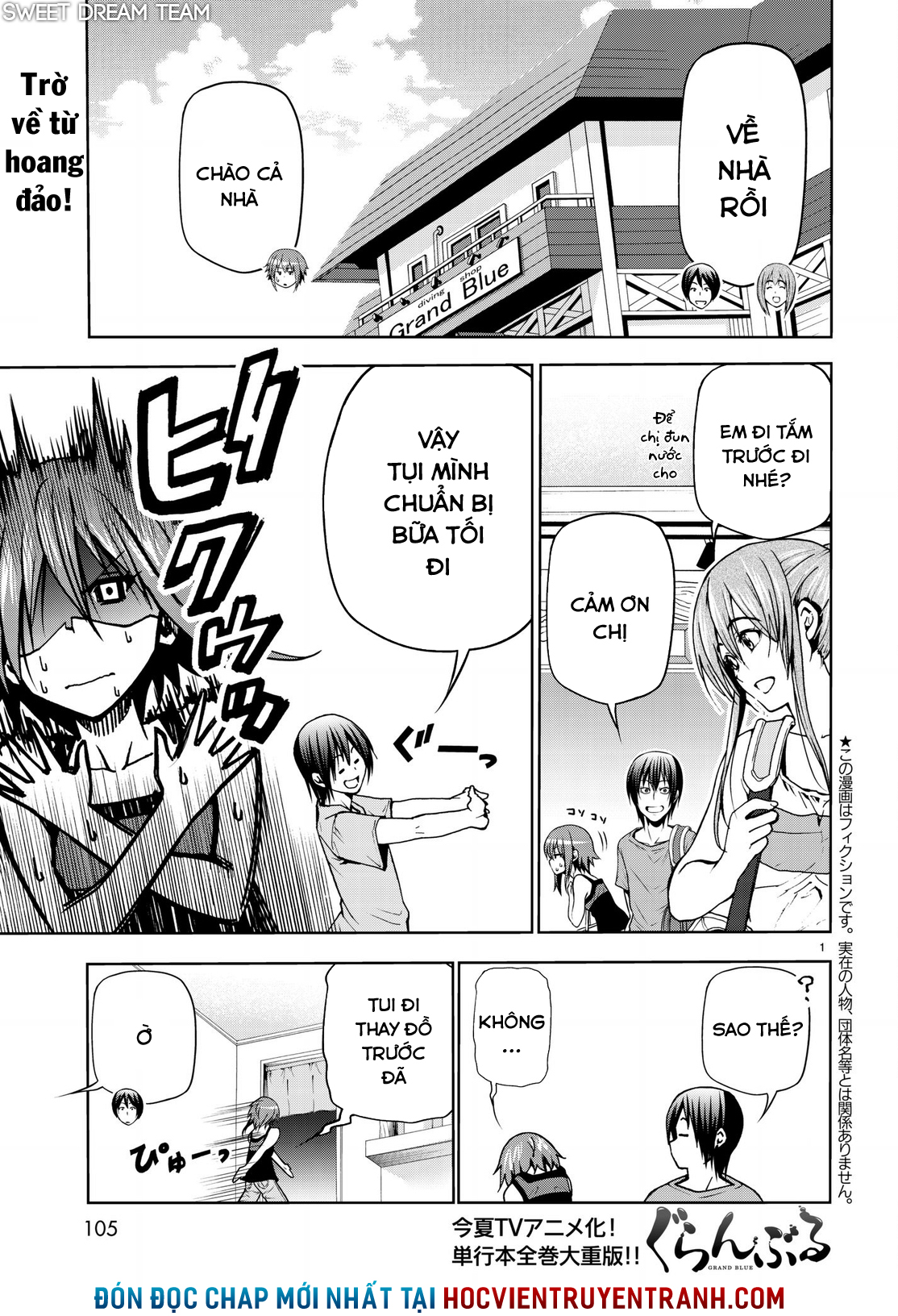 Grand Blue - Cô Gái Thích Lặn Chap 44 - Next Chap 45