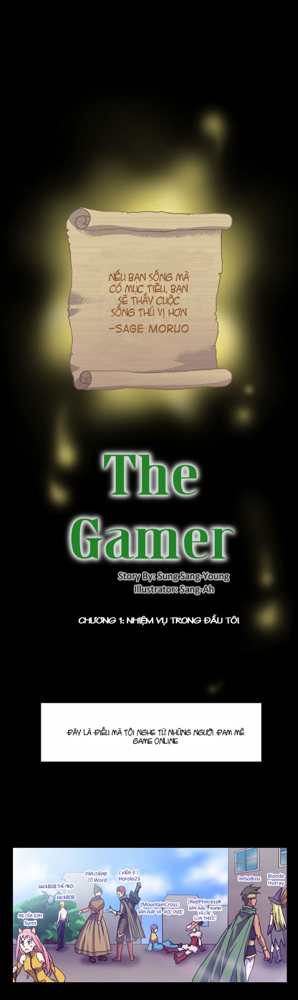 Thế Giới Game Thủ Chap 1 - Next Chap 2