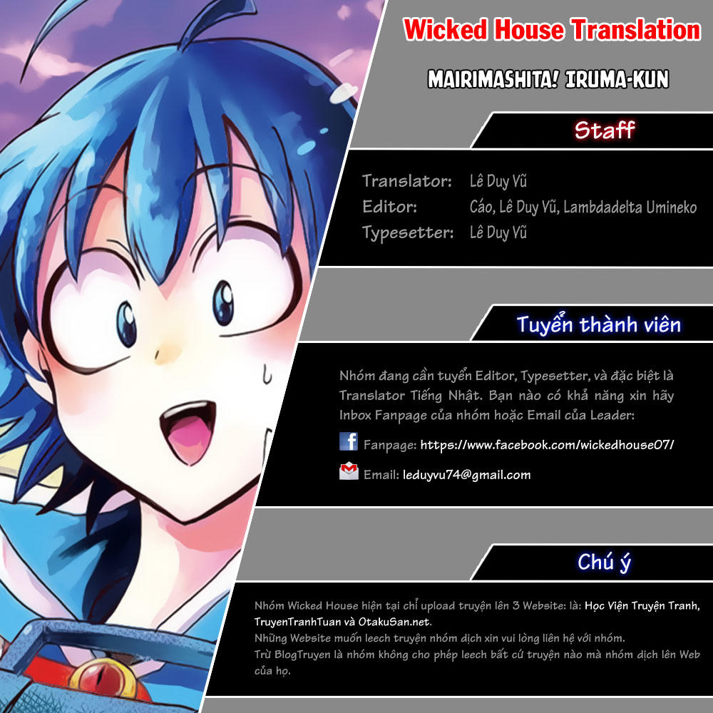 Chào Mừng Cậu Đến Trường Iruma-Kun Chap 33 - Next Chap 34