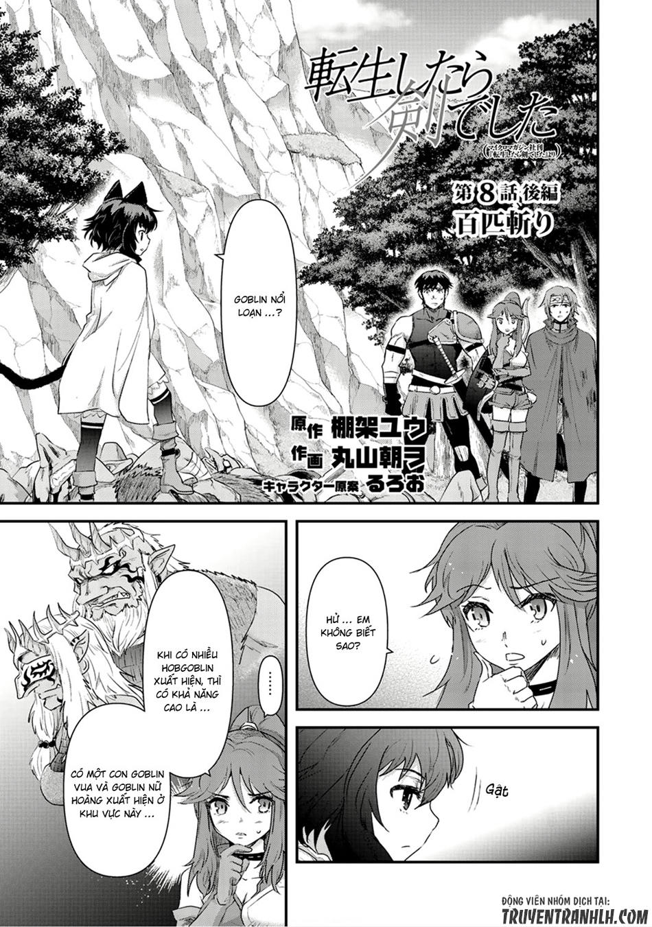 Chuyển Sinh Thành Kiếm Chap 8 - Next Chap 9