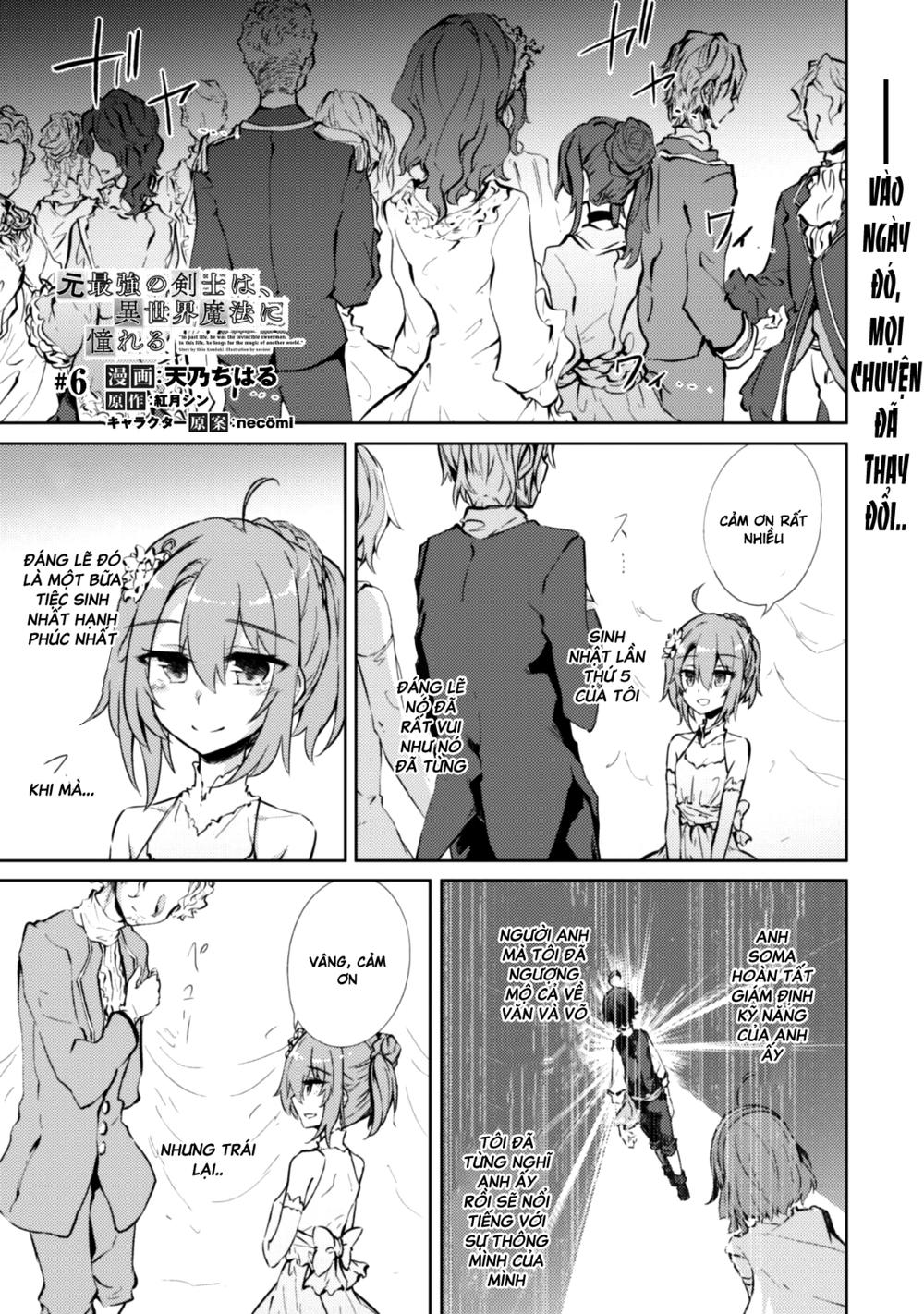 Moto Saikyou No Kenshi Wa, Isekai Mahou Ni Akogareru Chap 6 - Next Chap 7