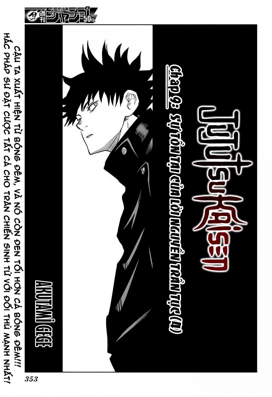 Jujutsu Kaisen - Chú Thuật Hồi Chiến Chap 9 - Next Chap 10