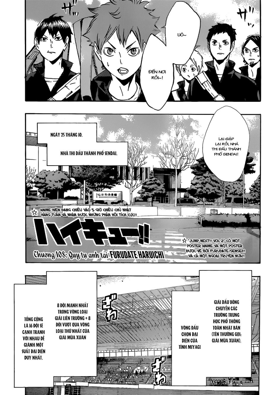 Haikyuu Chap 108 - Next Chap 109