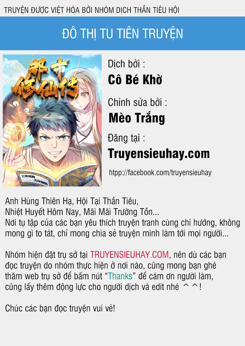 Đô Thị Tu Tiên Truyện Chap 8 - Next Chap 9