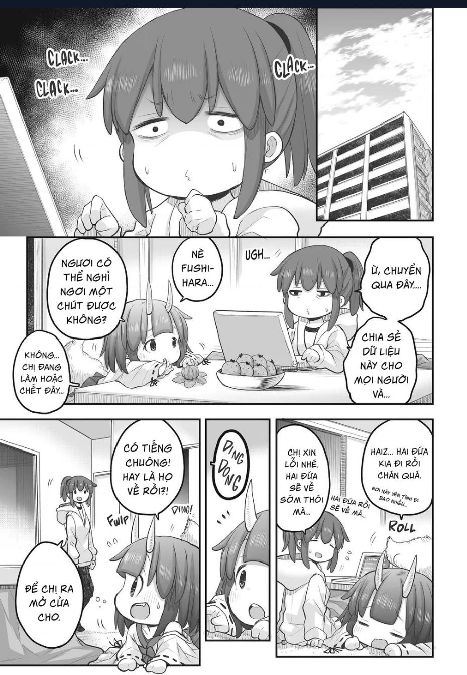 Miss Shachiku And The Little Baby Ghost Chap 77 - Next Chap 78