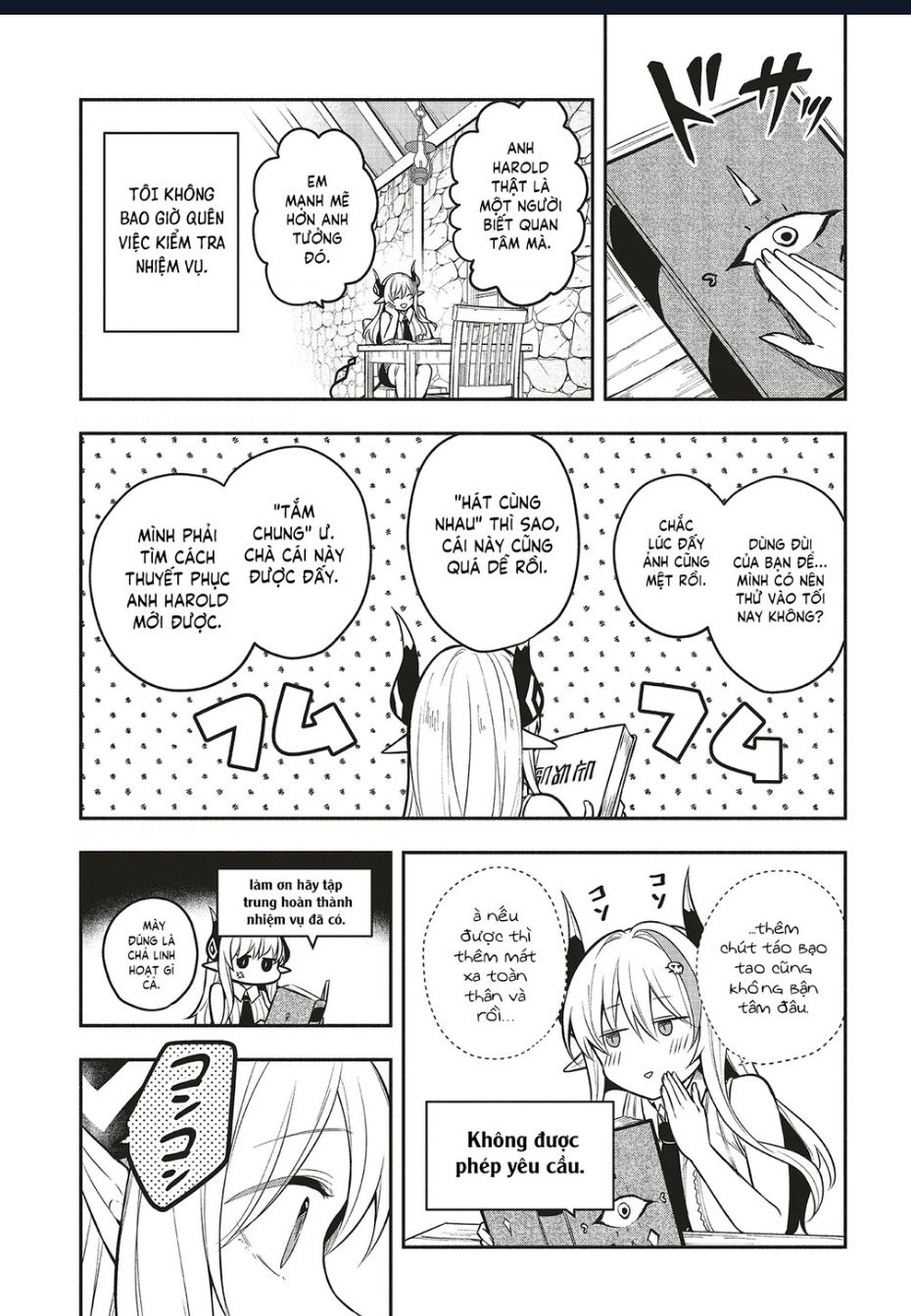 Sứ Mệnh Shinkon : Con Gái Quỷ Vương Muốn Quyến Rũ Dũng Giả Nghiêm Túc ♡ Chap 5 - Next Chap 6