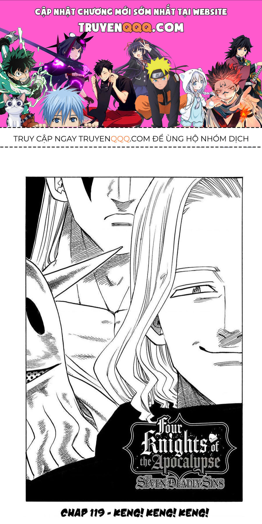 Tứ Kỵ Sĩ Khải Huyền Chap 119 - Next Chap 120