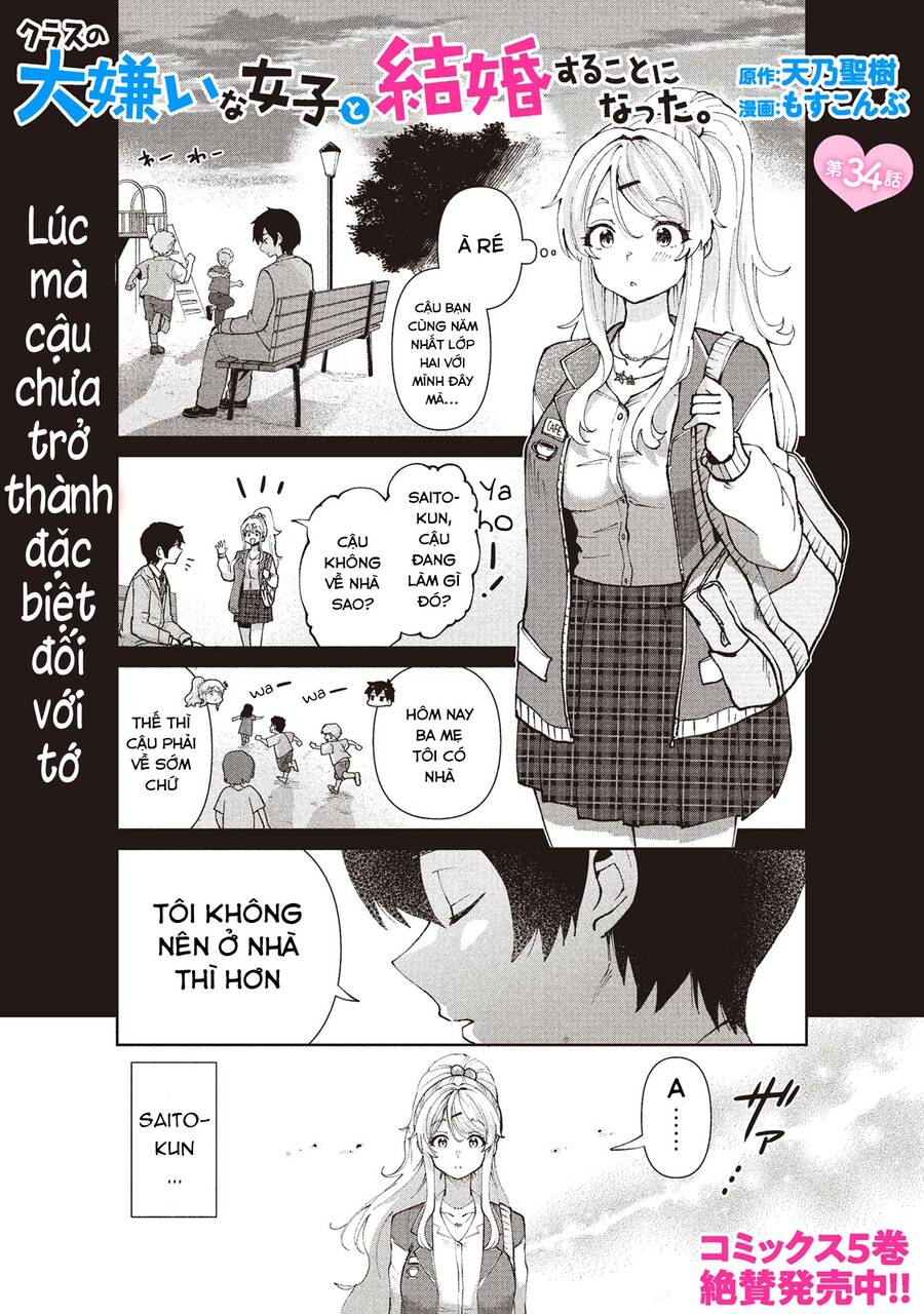 Kết Hôn Với Người Mà Tôi Ghét Nhất Chap 34 - Next Chap 35