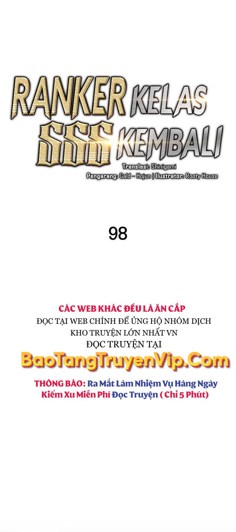 Sự Trở Lại Của Người Chơi Cấp Sss Chap 98 - Next Chap 99