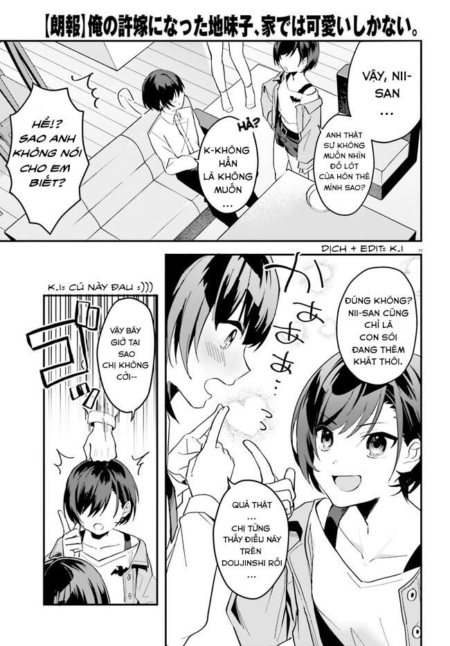 Hôn Thê Nhạt Nhẽo Của Tôi Chỉ Đáng Yêu Khi Ở Nhà Chap 7 - Next Chap 8