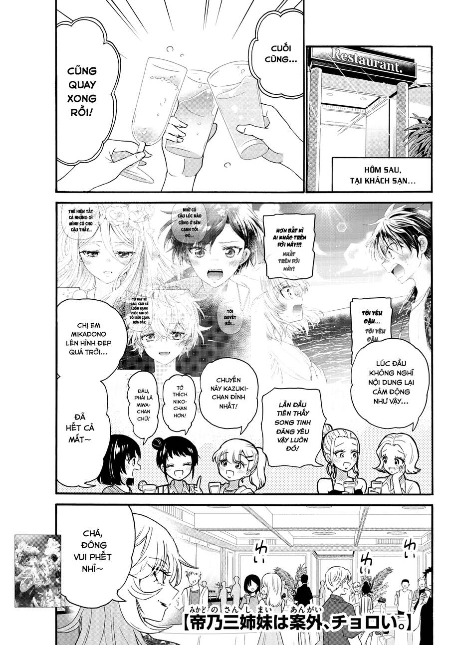 Ba Chị Em Nhà Mikadono Dễ Đối Phó Thật Đấy Chap 102 - Next Chap 103