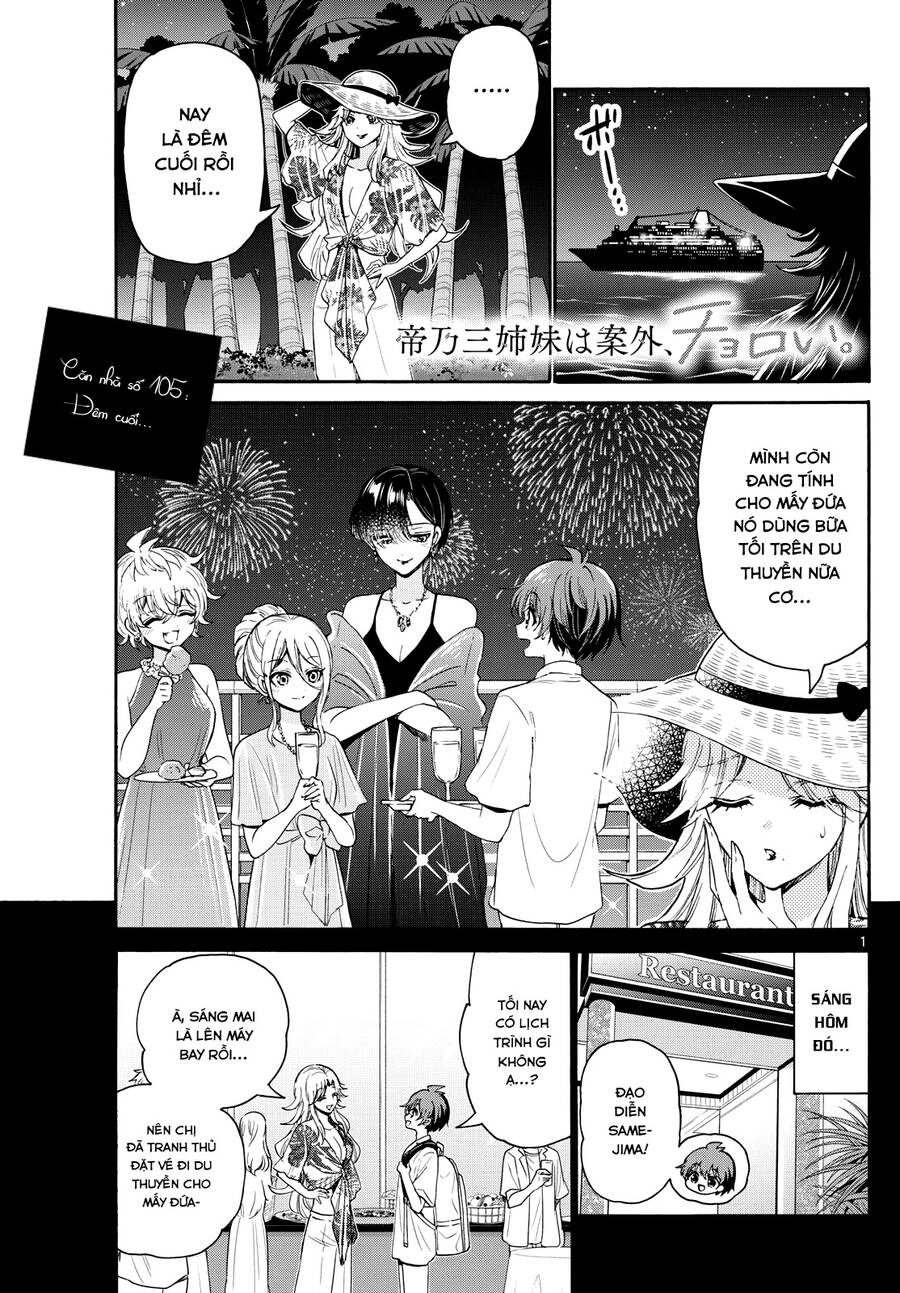 Ba Chị Em Nhà Mikadono Dễ Đối Phó Thật Đấy Chap 105 - Next Chap 106